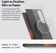 PITAKA MagEZ 6 Samsung Galaxy S25 Hoesje Magnetic Back Cover Dun Sunset afbeelding 6