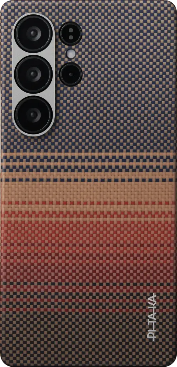 PITAKA MagEZ 6 Samsung Galaxy S25 Ultra Hoesje Magnetic Back Cover Dun Sunset afbeelding 2