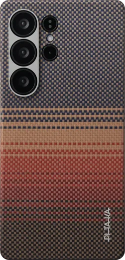 PITAKA MagEZ 6 Samsung Galaxy S25 Ultra Hoesje Magnetic Back Cover Dun Sunset afbeelding 2