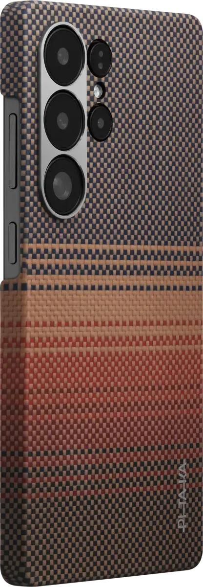 PITAKA MagEZ 6 Samsung Galaxy S25 Ultra Hoesje Magnetic Back Cover Dun Sunset afbeelding 11