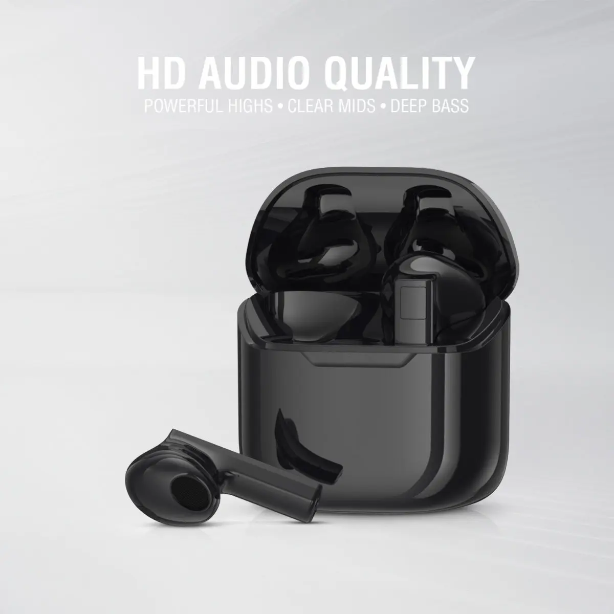 4smarts SkyBuds 2 TWS Bluetooth Headset ENC Draadloze Oordopjes Zwart afbeelding 7