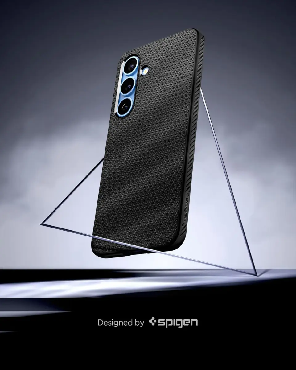 Spigen Liquid Air Samsung Galaxy S25 Hoesje Back Cover Matte Zwart afbeelding 2