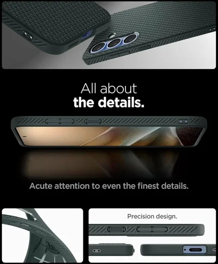 Spigen Liquid Air Samsung Galaxy S25 Hoesje Back Cover Groen afbeelding 6