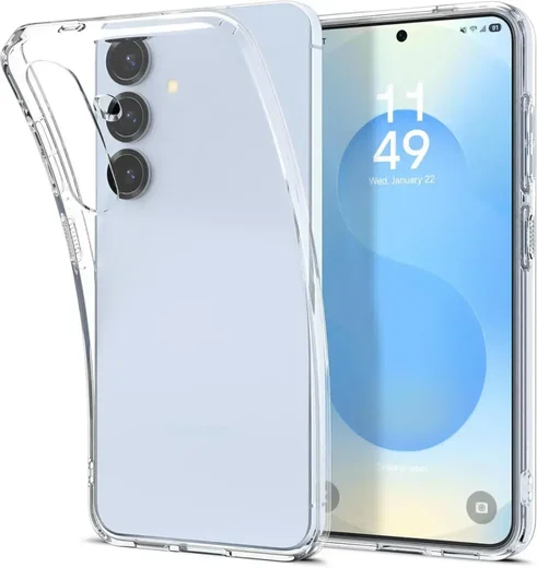 Spigen Liquid Crystal Samsung Galaxy S25 Hoesje Back Cover Transparant afbeelding 1