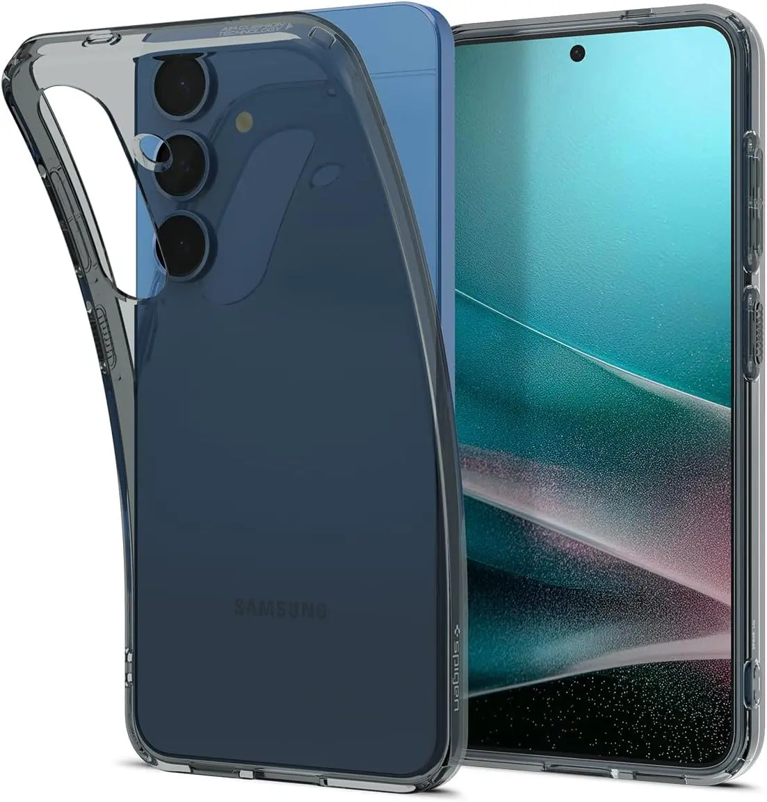 Spigen Liquid Crystal Samsung Galaxy S25 Hoesje Back Cover Space Crystal afbeelding 1