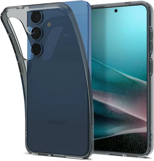 Spigen Liquid Crystal Samsung Galaxy S25 Plus Hoesje Back Cover Space Crystal afbeelding 1