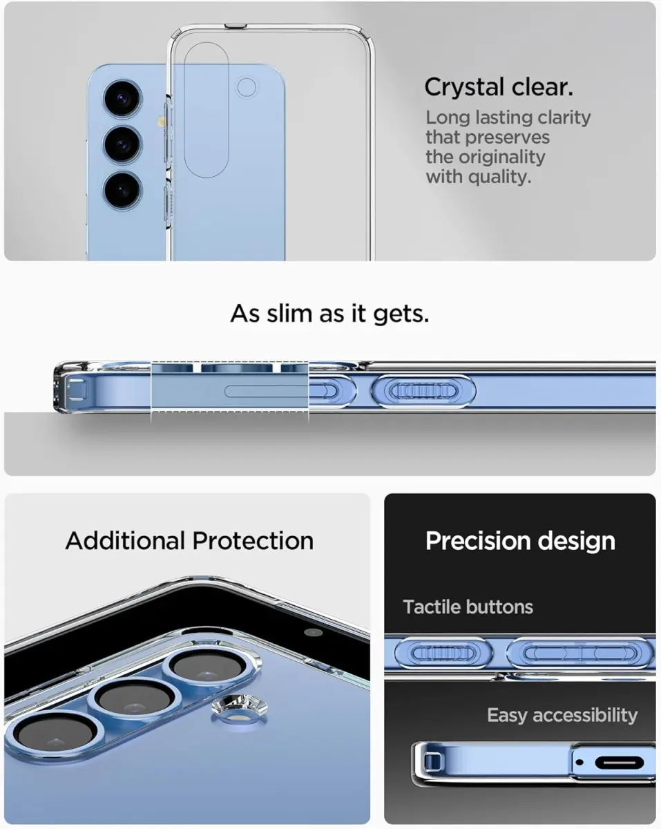 Spigen Liquid Crystal Samsung Galaxy S25 Ultra Hoesje Back Cover Transparant afbeelding 7