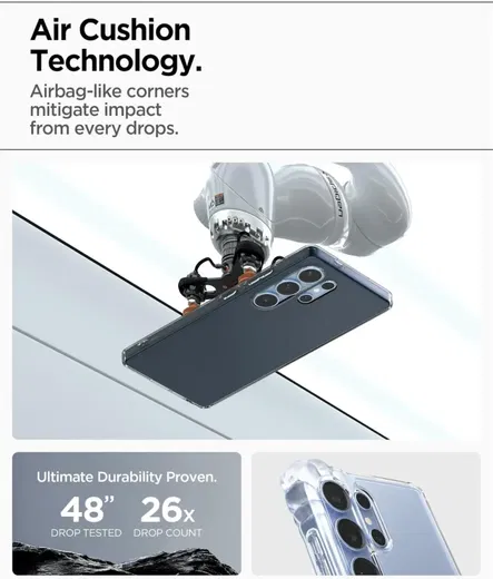 Spigen Liquid Crystal Samsung Galaxy S25 Ultra Hoesje Back Cover Space Crystal afbeelding 3