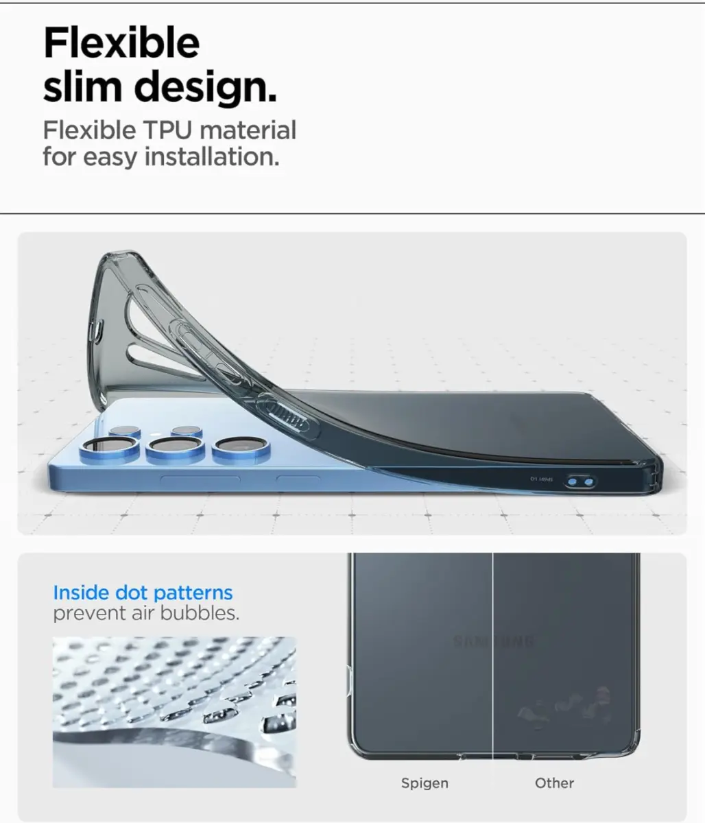 Spigen Liquid Crystal Samsung Galaxy S25 Ultra Hoesje Back Cover Space Crystal afbeelding 4