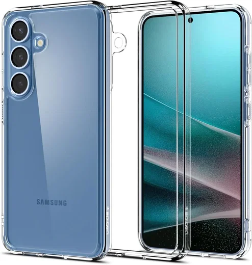 Spigen Ultra Hybrid Samsung Galaxy S25 Hoesje Back Cover Transparant afbeelding 1