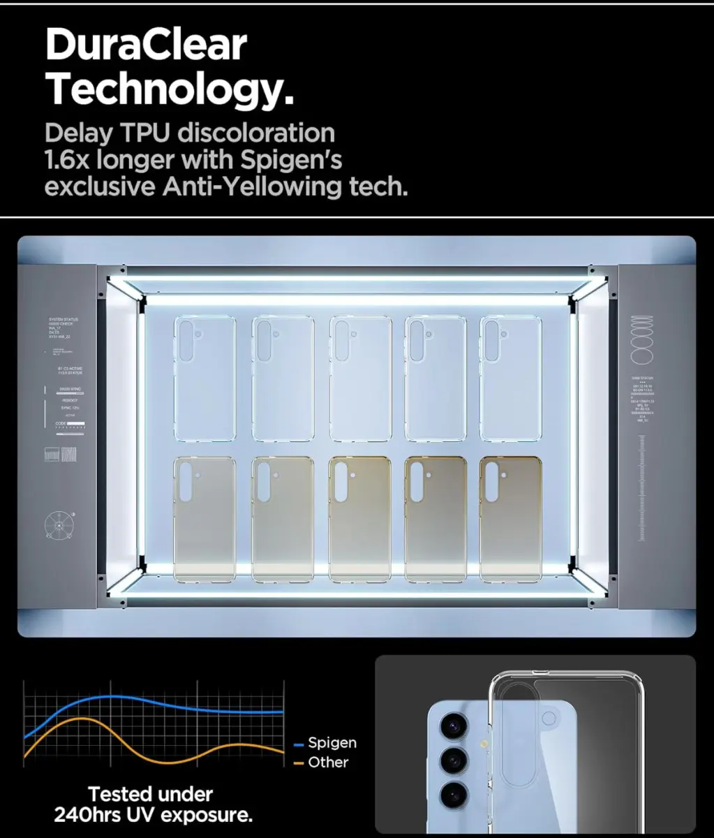 Spigen Ultra Hybrid Samsung Galaxy S25 Plus Hoesje Back Cover Transparant afbeelding 7