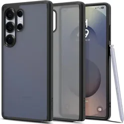 Spigen Crystal Hybrid Samsung Galaxy S25 Ultra Hoesje Back Cover Frost Zwart afbeelding