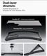 Spigen Crystal Hybrid Samsung Galaxy S25 Ultra Hoesje Back Cover Frost Zwart afbeelding 5