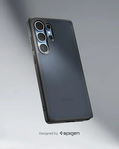 Spigen Crystal Hybrid Samsung Galaxy S25 Ultra Hoesje Back Cover Frost Zwart afbeelding 6