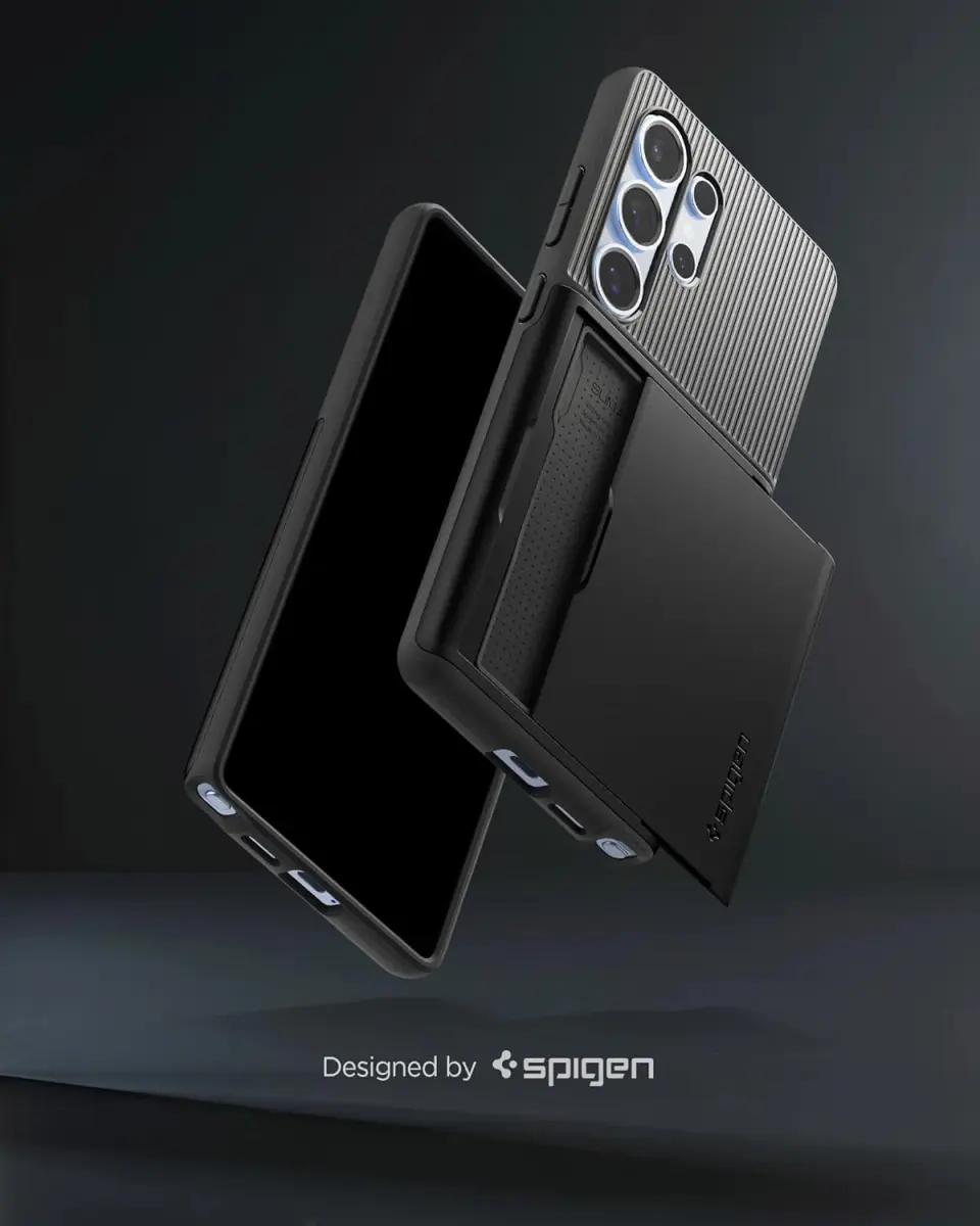 Spigen Slim Armor CS Samsung Galaxy S25 Ultra Hoesje Back Cover Zwart afbeelding 2