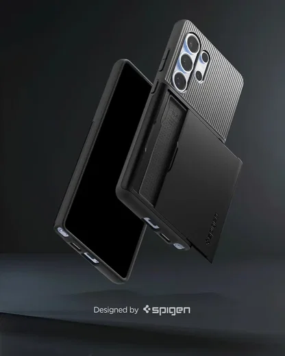 Spigen Slim Armor CS Samsung Galaxy S25 Ultra Hoesje Back Cover Zwart afbeelding 2