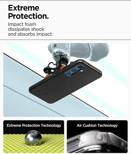 Spigen Thin Fit MagFit Samsung Galaxy S25 Hoesje Dun Back Cover Zwart afbeelding 4