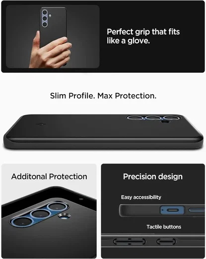 Spigen Thin Fit MagFit Samsung Galaxy S25 Hoesje Dun Back Cover Zwart afbeelding 5