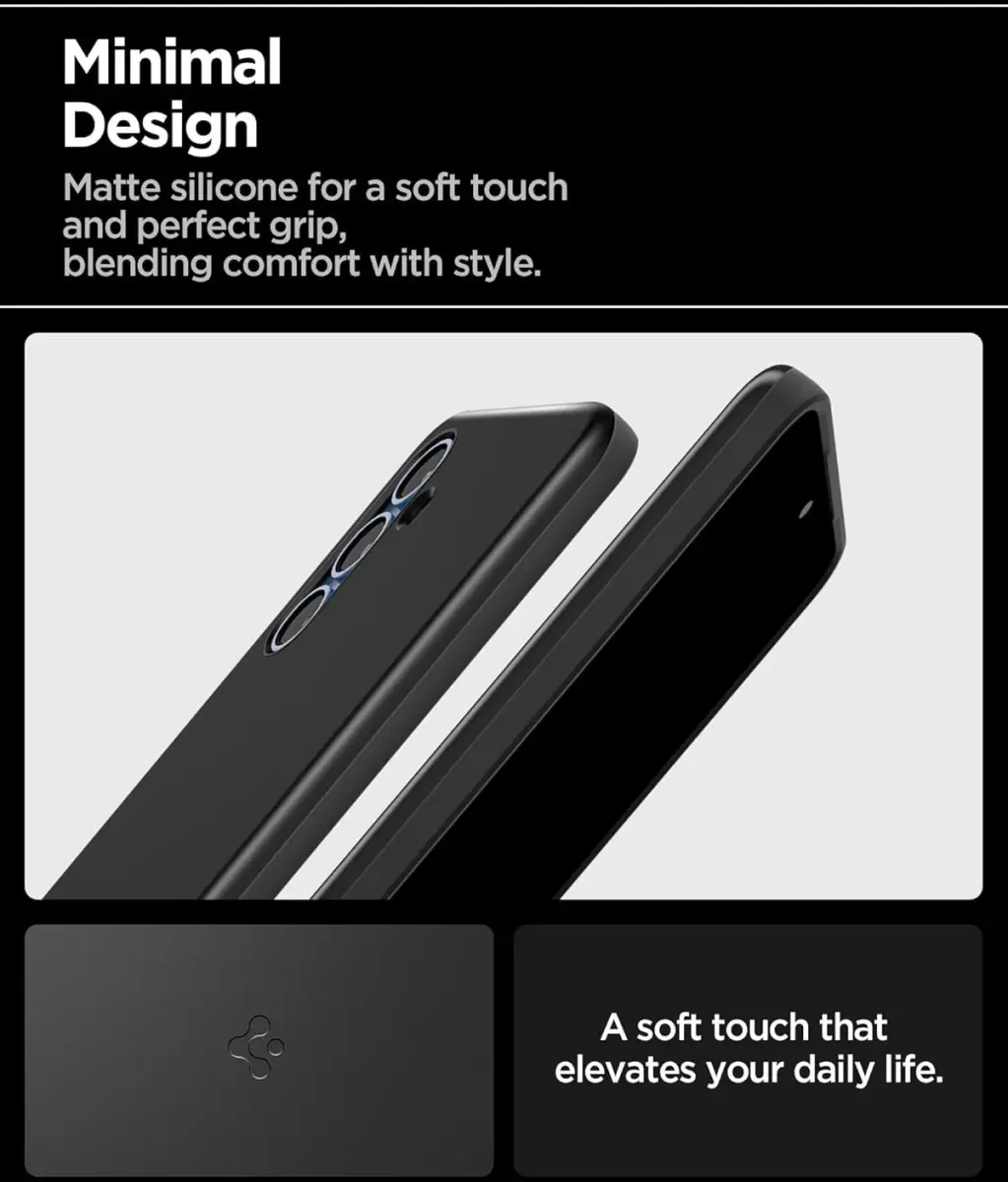 Spigen Thin Fit MagFit Samsung Galaxy S25 Hoesje Dun Back Cover Zwart afbeelding 6
