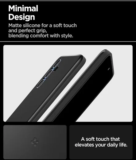 Spigen Thin Fit MagFit Samsung Galaxy S25 Hoesje Dun Back Cover Zwart afbeelding 6