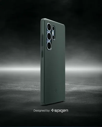 Spigen Thin Fit MagFit Samsung Galaxy S25 Hoesje Dun Back Cover Groen afbeelding 2