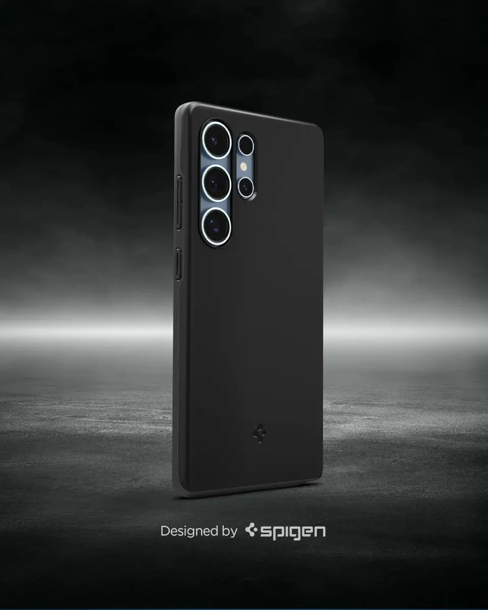 Spigen Thin Fit MagFit Samsung Galaxy S25 Ultra Hoesje Dun Zwart afbeelding 2