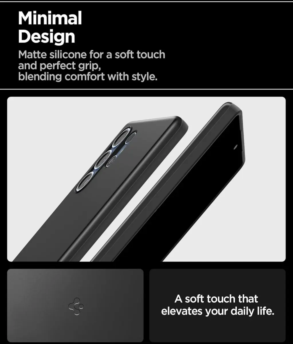 Spigen Thin Fit MagFit Samsung Galaxy S25 Ultra Hoesje Dun Zwart afbeelding 6