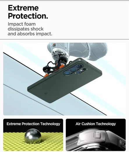 Spigen Thin Fit MagFit Samsung Galaxy S25 Ultra Hoesje Dun Groen afbeelding 3