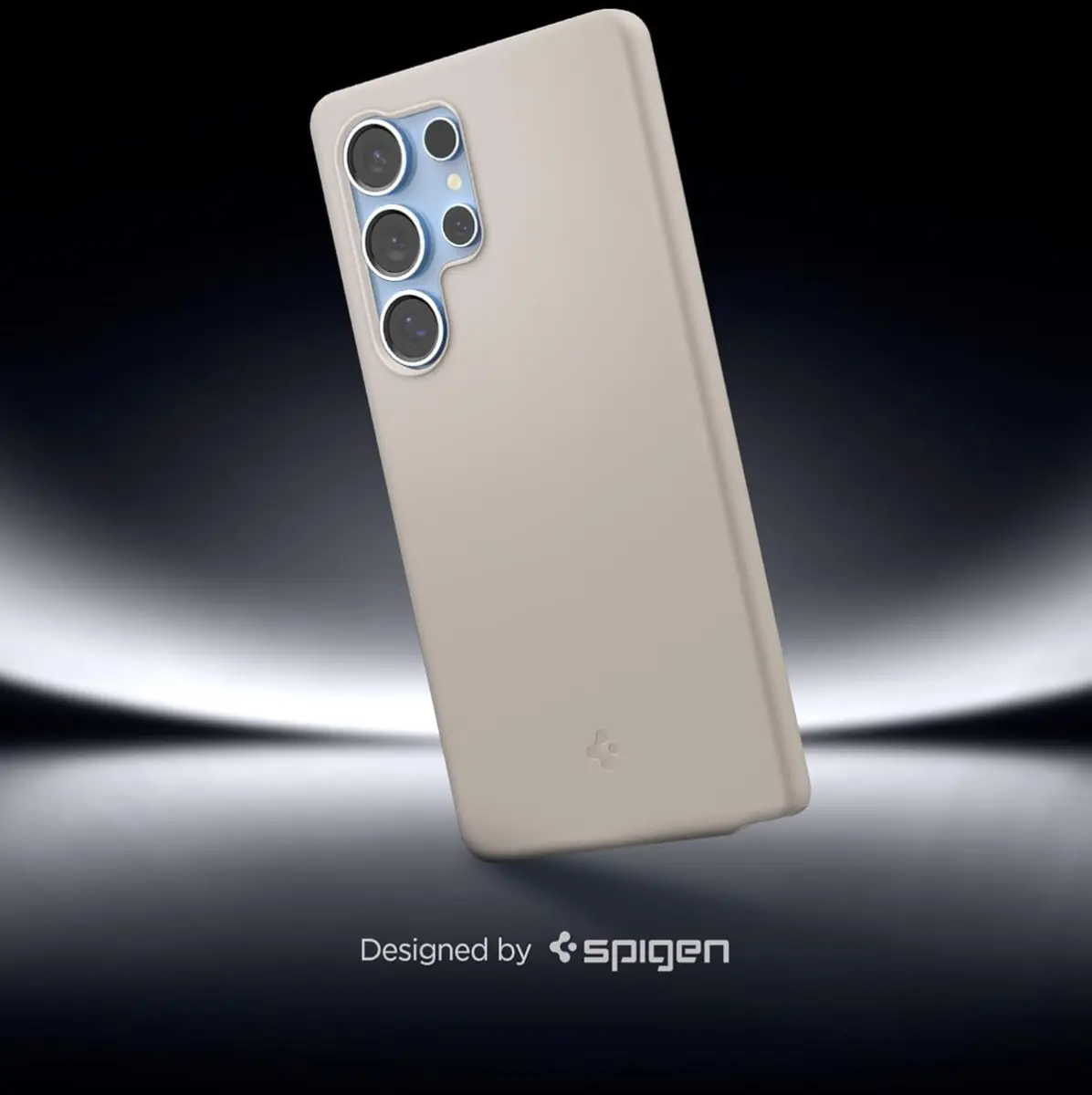 Spigen Silicone Fit MagFit Samsung Galaxy S25 Ultra Hoesje Back Cover Titanium afbeelding 2