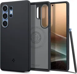 Spigen Nano Pop MagFit Samsung Galaxy S25 Ultra Hoesje MagSafe Back Cover Zwart afbeelding