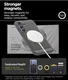 Spigen Rugged Armor MagFit Samsung Galaxy S25 Hoesje Marmer Grijs afbeelding 4