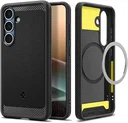 Spigen Rugged Armor MagFit Samsung Galaxy S25 Plus Hoesje Matte Zwart