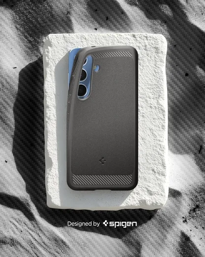 Spigen Rugged Armor MagFit Samsung Galaxy S25 Plus Hoesje Marmer Grijs afbeelding 2