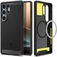 Spigen Rugged Armor MagFit Samsung Galaxy S25 Ultra Hoesje Matte Zwart afbeelding 1
