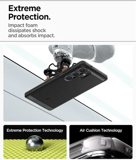 Spigen Rugged Armor MagFit Samsung Galaxy S25 Ultra Hoesje Matte Zwart afbeelding 3