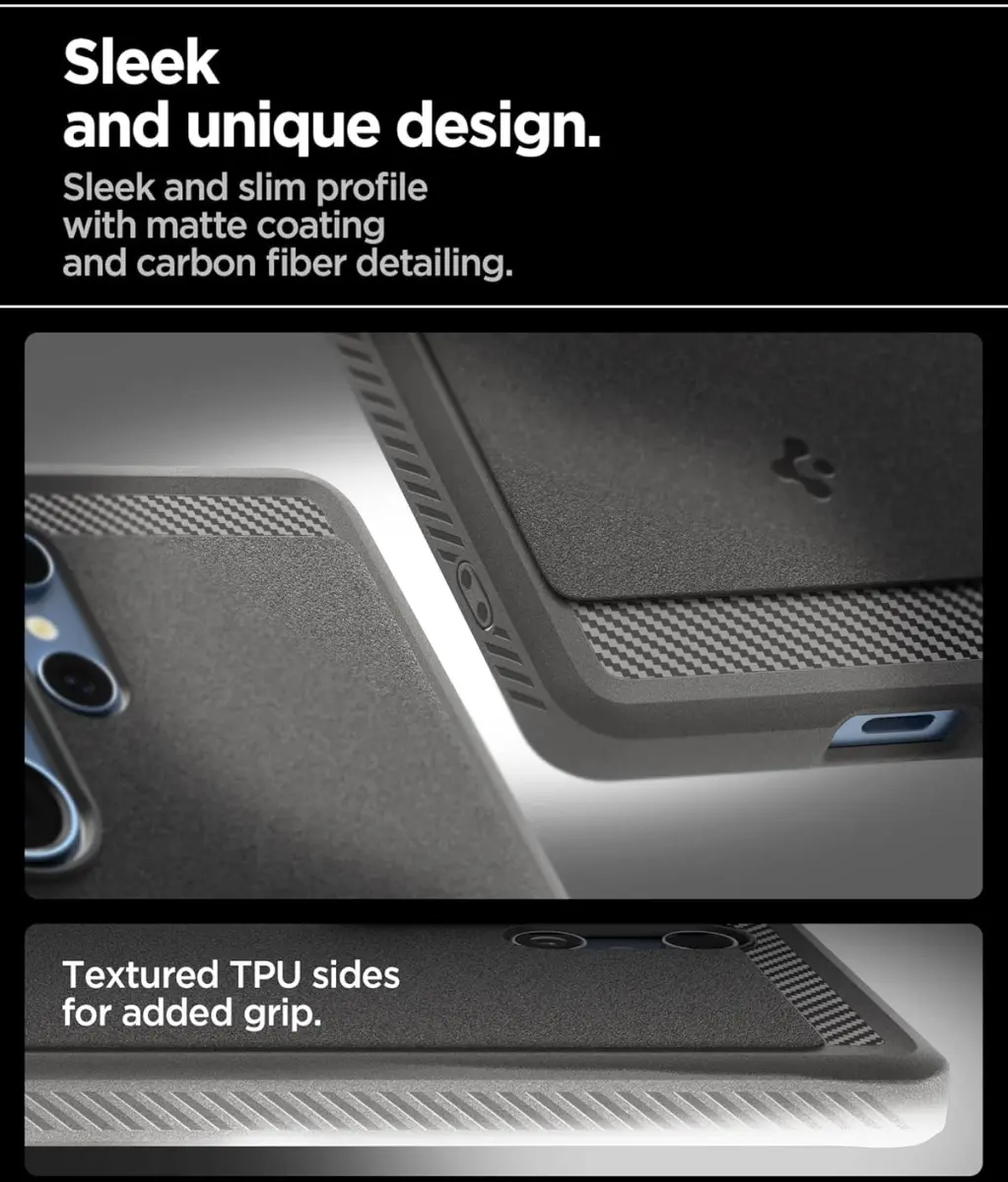 Spigen Rugged Armor MagFit Samsung Galaxy S25 Ultra Hoesje Grijs afbeelding 5