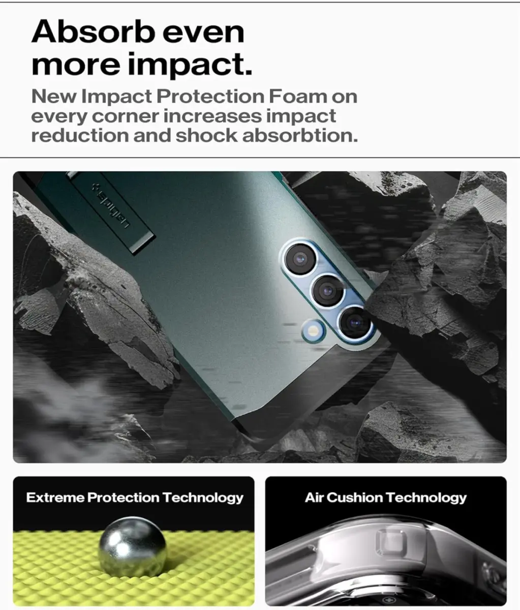 Spigen Tough Armor MagFit Samsung Galaxy S25 Hoesje Back Cover Groen afbeelding 5
