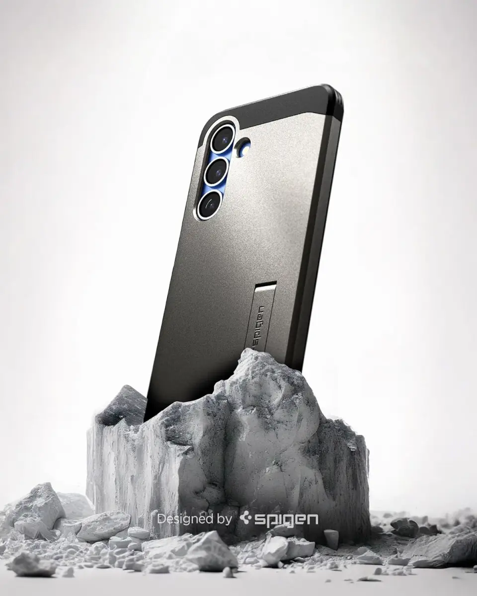 Spigen Tough Armor MagFit Samsung Galaxy S25 Plus Hoesje Gunmetal afbeelding 2
