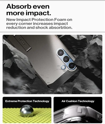 Spigen Tough Armor MagFit Samsung Galaxy S25 Plus Hoesje Gunmetal afbeelding 6