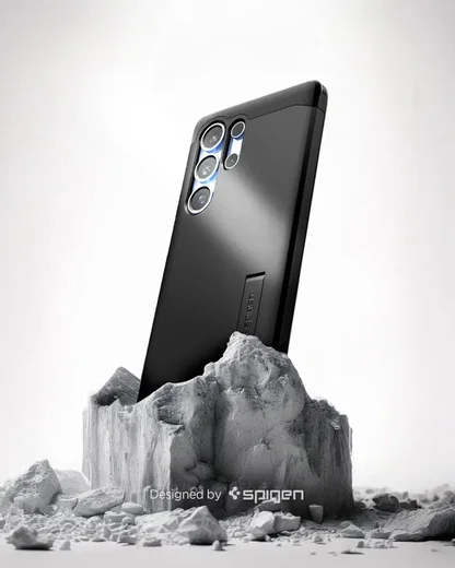Spigen Tough Armor MagFit Samsung Galaxy S25 Ultra Hoesje Zwart afbeelding 2