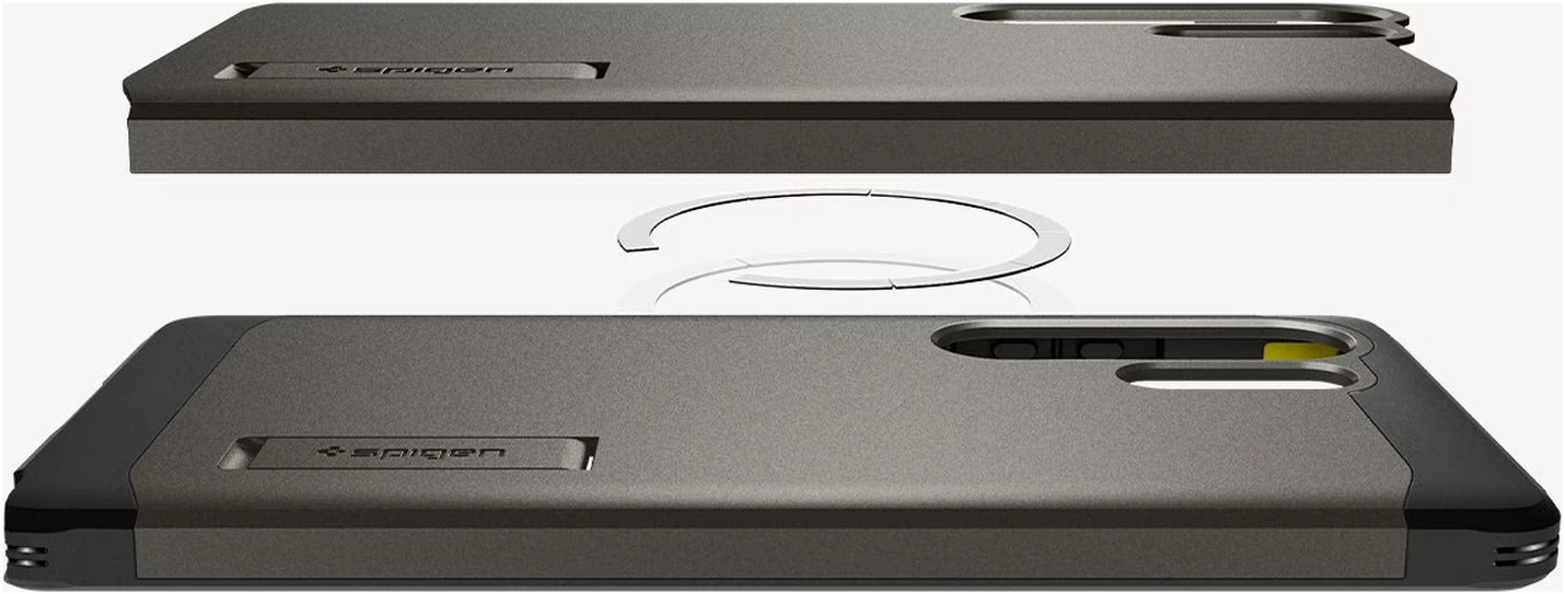 Spigen Tough Armor MagFit Samsung Galaxy S25 Ultra Hoesje Gunmetal afbeelding 10