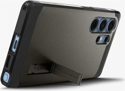 Spigen Tough Armor MagFit Samsung Galaxy S25 Ultra Hoesje Gunmetal afbeelding 9