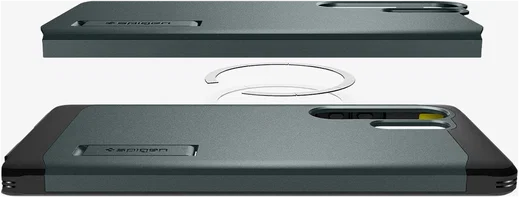 Spigen Tough Armor MagFit Samsung Galaxy S25 Ultra Hoesje Groen afbeelding 11