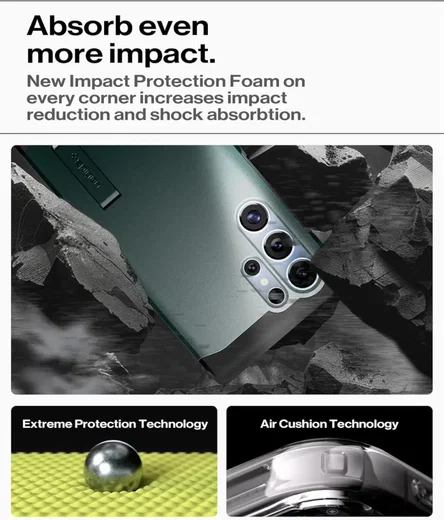 Spigen Tough Armor MagFit Samsung Galaxy S25 Ultra Hoesje Groen afbeelding 3