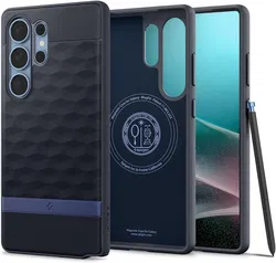 Spigen Parallax MagFit Samsung Galaxy S25 Ultra Hoesje Back Cover Violet afbeelding