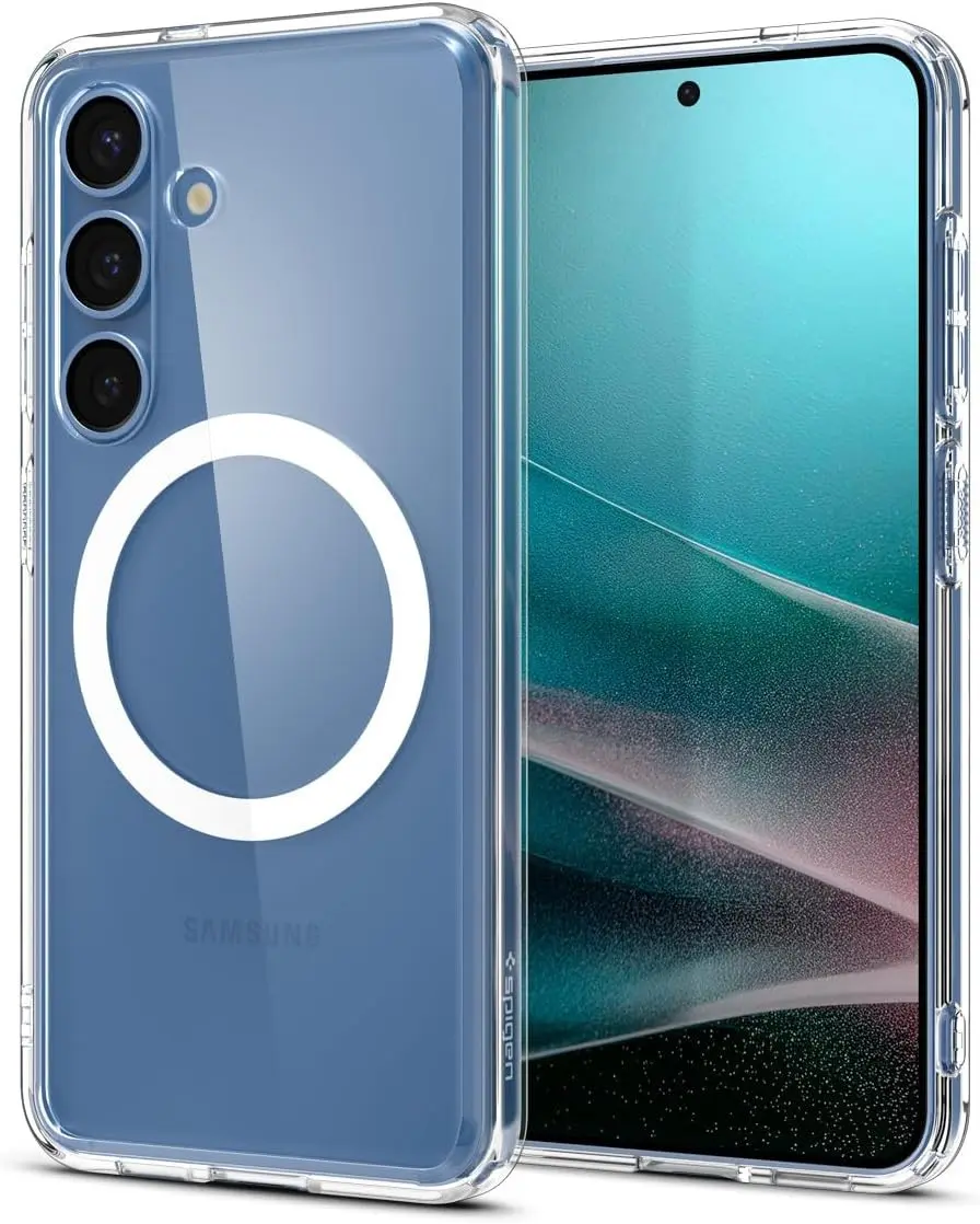 Spigen Ultra Hybrid MagFit Samsung Galaxy S25 Plus Hoesje Wit afbeelding 1
