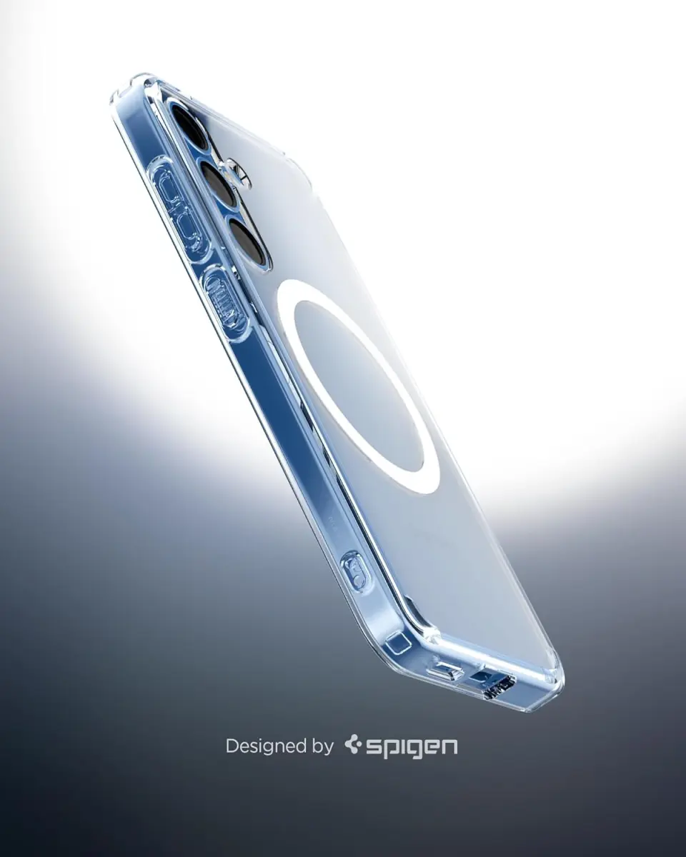Spigen Ultra Hybrid MagFit Samsung Galaxy S25 Plus Hoesje Wit afbeelding 2