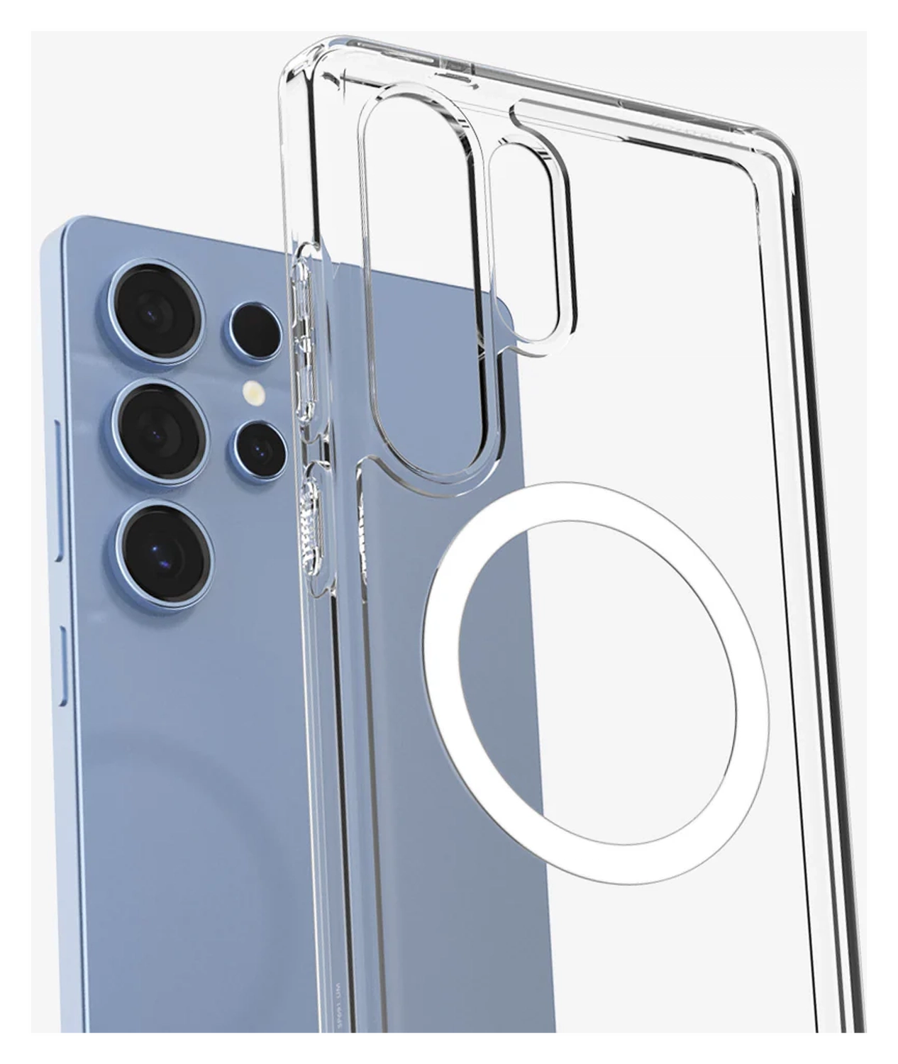 Spigen Ultra Hybrid MagFit Samsung Galaxy S25 Ultra Hoesje Wit afbeelding 8