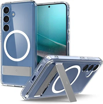 Spigen Ultra Hybrid S MagFit Samsung Galaxy S25 Hoesje Back Cover Wit