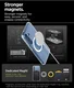 Spigen Crystal Hybrid MagFit Samsung Galaxy S25 Hoesje Back Cover Wit afbeelding 6